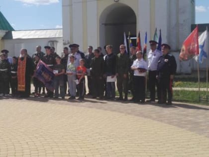 Рязанские казаки торжественно приняли присягу