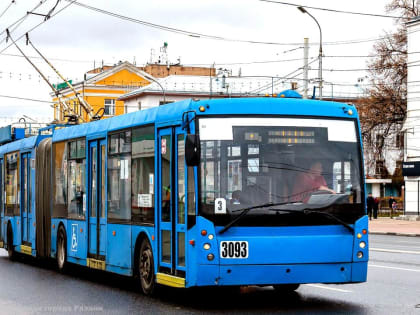 В Рязани планируется продлить троллейбусный маршрут №3