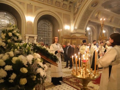 Павел Малков принял участие в рождественском богослужении