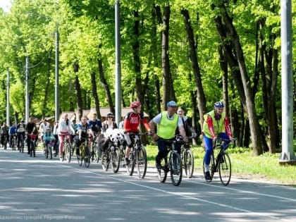 В Рязани прошел велопробег, посвященный открытию летнего сезона