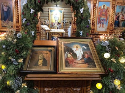Рождественский утренник в Троицком (Архангельском) храме г. Сасово