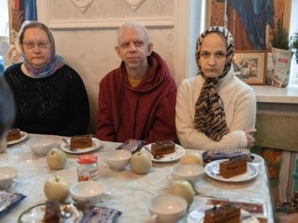 Рождественская встреча для членов районного общества инвалидов в Вознесенском храме Рязани