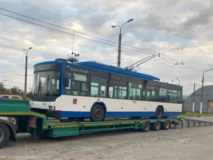 В Рязань начали поступать троллейбусы из Санкт-Петербурга