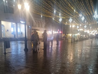 В Рязани полиция провела массовый рейд с кинологами