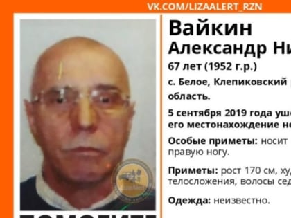 Добровольцы организовали ночные поиски пропавшего под Рязанью пенсионера