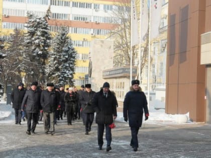 На Рязанском приборном заводе возложили в честь 23 Февраля