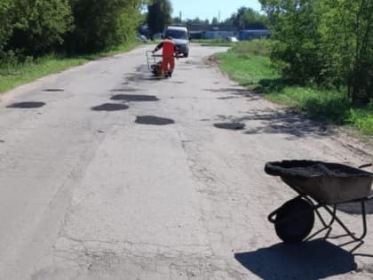 За неделю в Рязани завершили ремонт более 1600 квадратных метров дорог