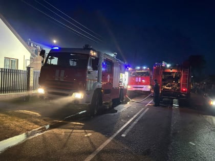 На пожаре в центре Рязани пострадала женщина
