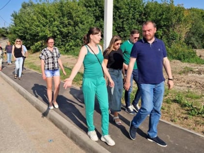 В Рязани завершилось благоустройство пешеходной дорожки от улицы Роща до улицы Покровской