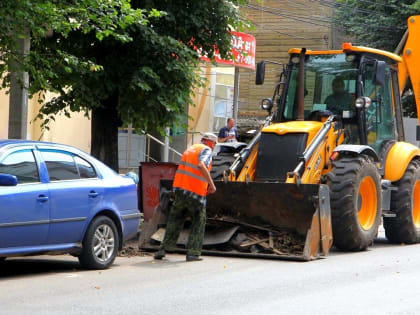 В областном центре продолжается озеленение и уборка городских территорий