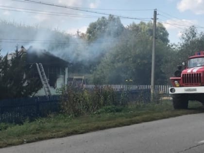 В сараевском селе Новобокино сгорел дом пенсионерки