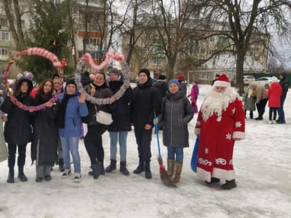 В Касимове проходят новогодние игры и забавы