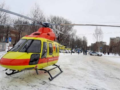 За два дня вертолёт санитарной авиации доставил двух пациенток в Рязанскую ОКБ