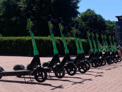 В Рязани ввели ограничения для парковки электросамокатов