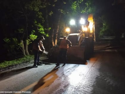 Ночью на рязанских дорогах будет работать спецтехника