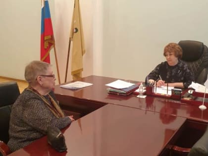 Лариса Максимова провела прием граждан