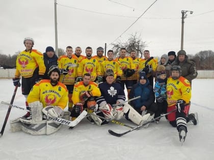 Стартовал чемпионат Рыбновского района по хоккею