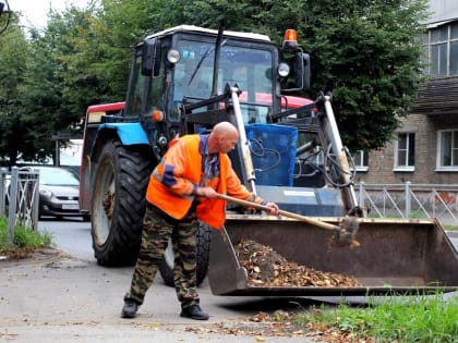 В областном центре выкашивают газоны и убирают общественные пространства