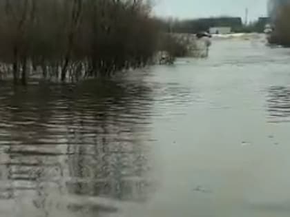 В Рязанской области затопило мост через Хупту