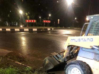 Рязанские улицы чистили от грунтовых наносов