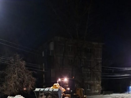 Уборка города продолжится ночью