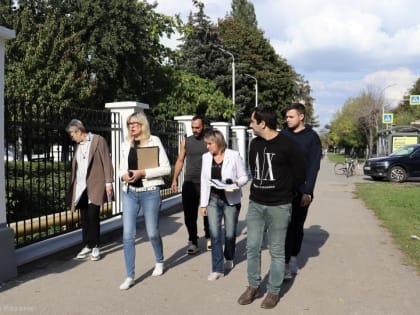 Состоялась приемка работ по ремонту ограждения Дворца детского творчества