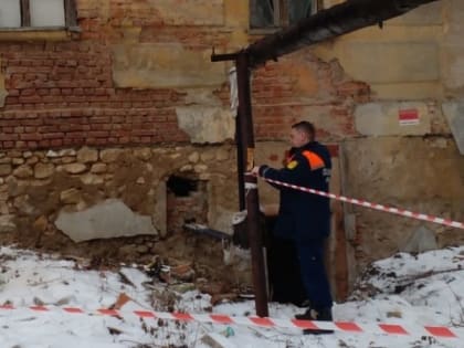 Стена дома №16 на проезде Грибоедова обрушилась 5 февраля