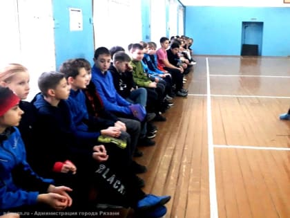 «Вместе против наркотиков!»: в спортшколе «Вымпел» провели лекцию для подростков