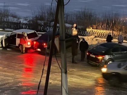 20 января в Касимове на улице Набережной произошло ДТП