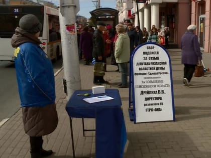 Пикетчица ЛДПР не знает за кого собирает подписи