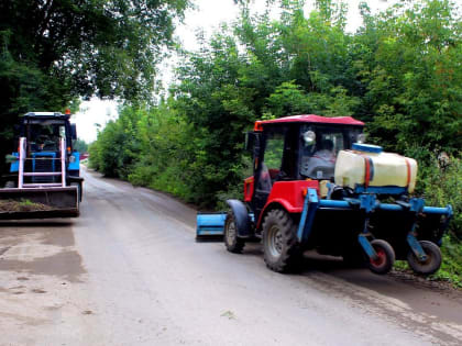Дирекция благоустройства проводит уборку городских территорий