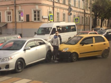 В центре Рязани произошло ДТП
