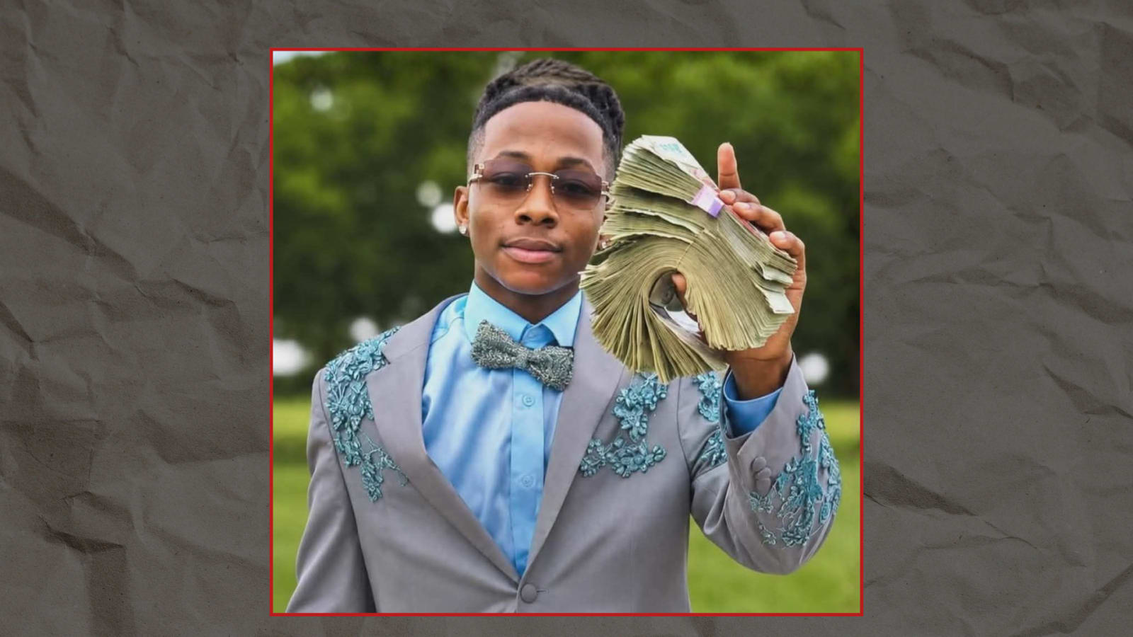 Teen who flashed cash at prom was shot dead hours later at after-party.