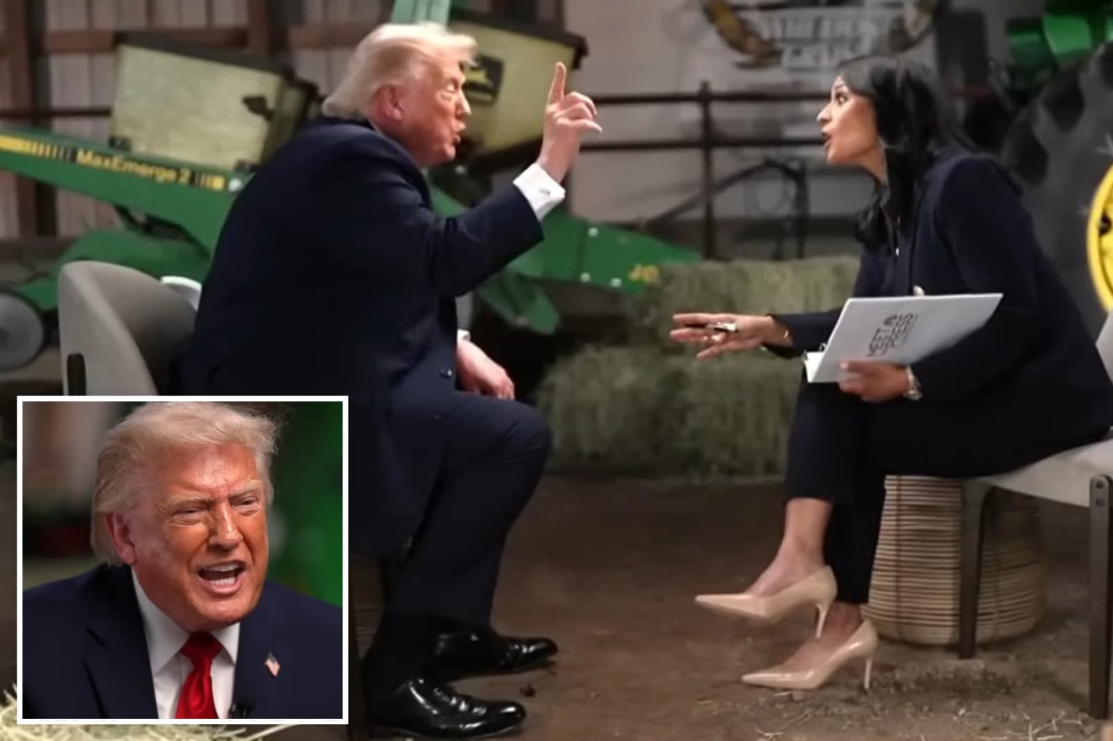 Trump walks off 'Meet The Press' after being asked for proof of election claims