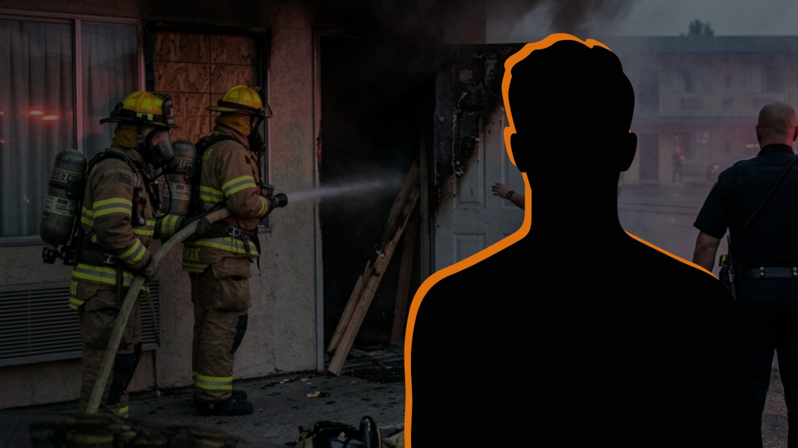 Ventura man sets motel room on fire then fights rescuers trying to save him.