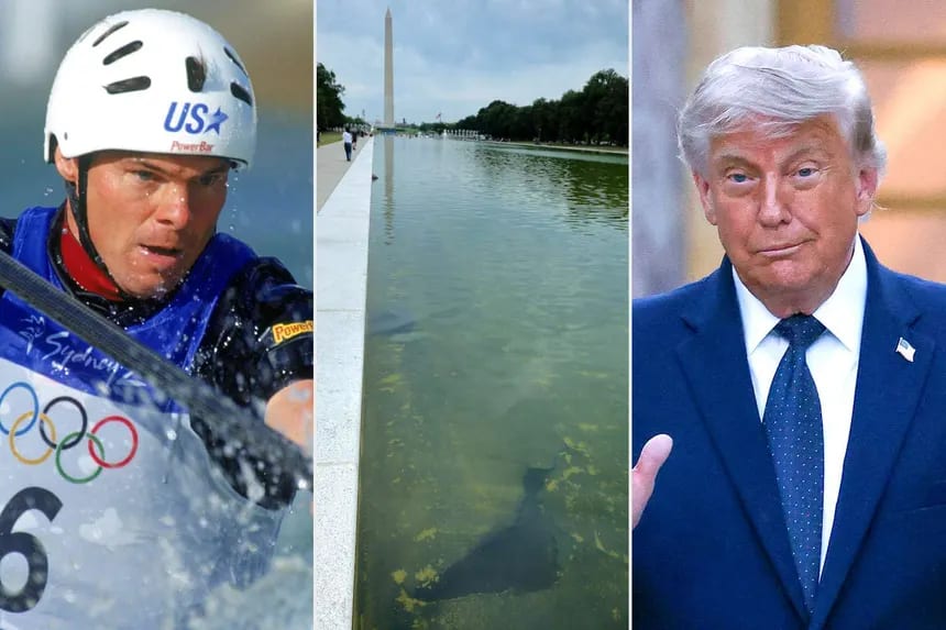 Former U.S. Olympian David Hearn Pleads Not Guilty to Lincoln Memorial Reflecting Pool Vandalism Charges