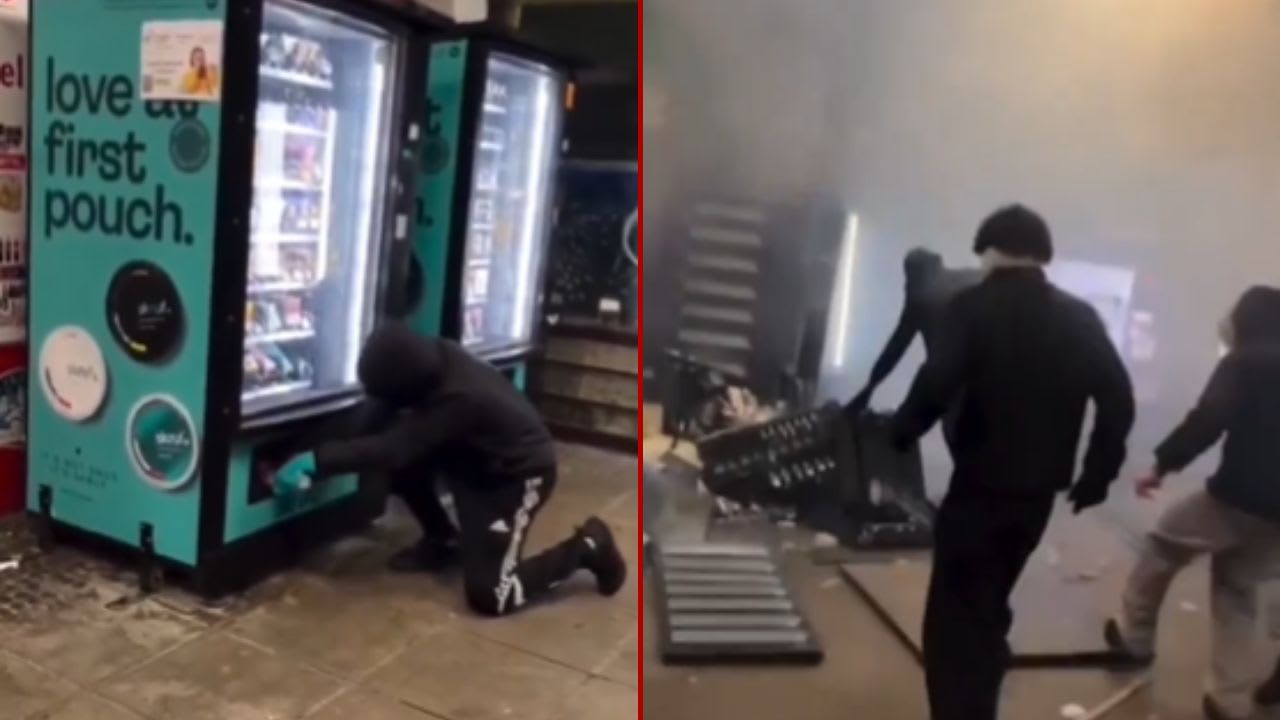 Group of Individuals Blew Up Vending Machine to Steal Drinks in Vienna, Austria