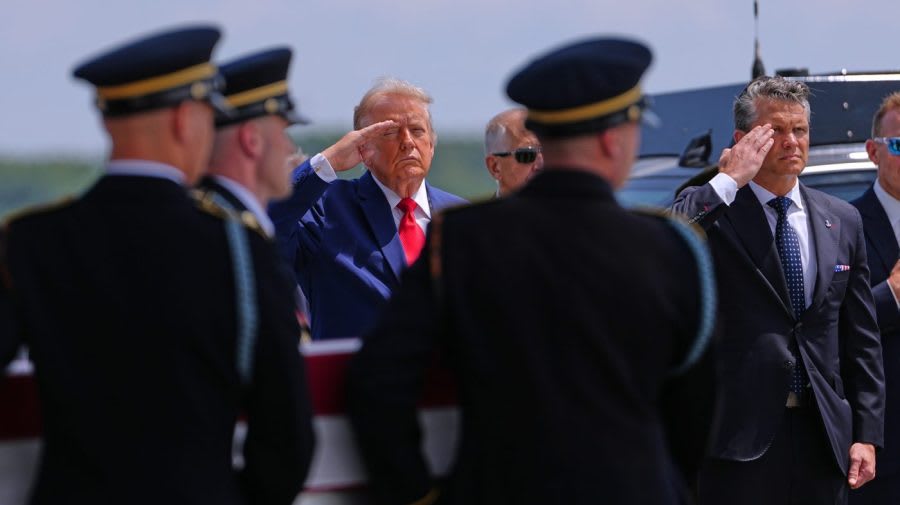 Trump warns Iran will 'pay the price' at fallen troop transfer