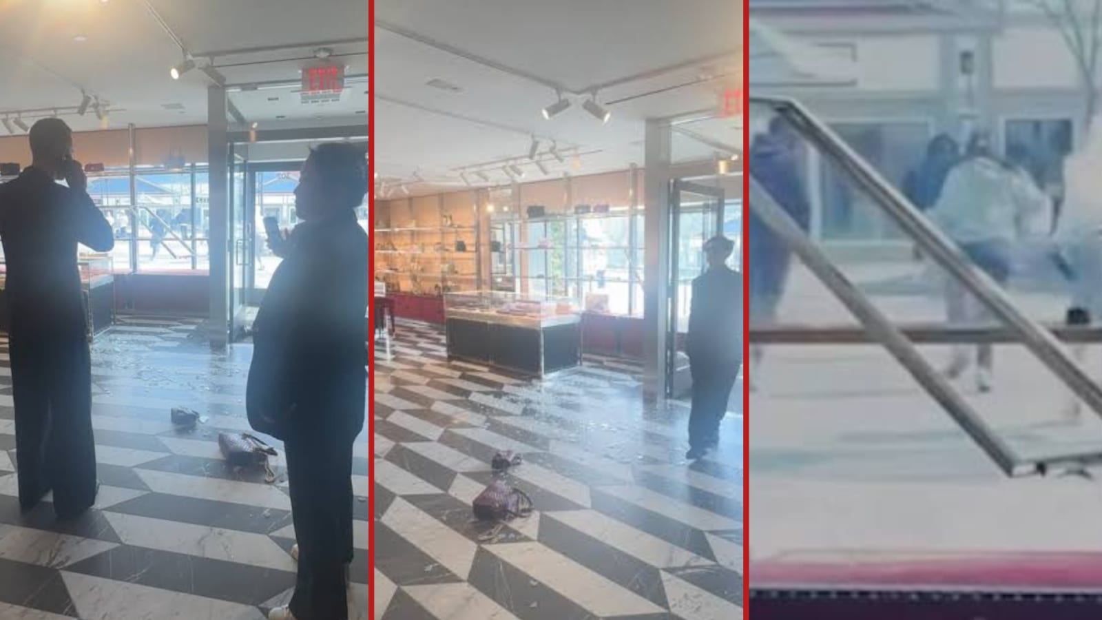 Video Shows $30K Gucci Store Smash-and-Grab in Woodbury, New York From 3 Months Ago