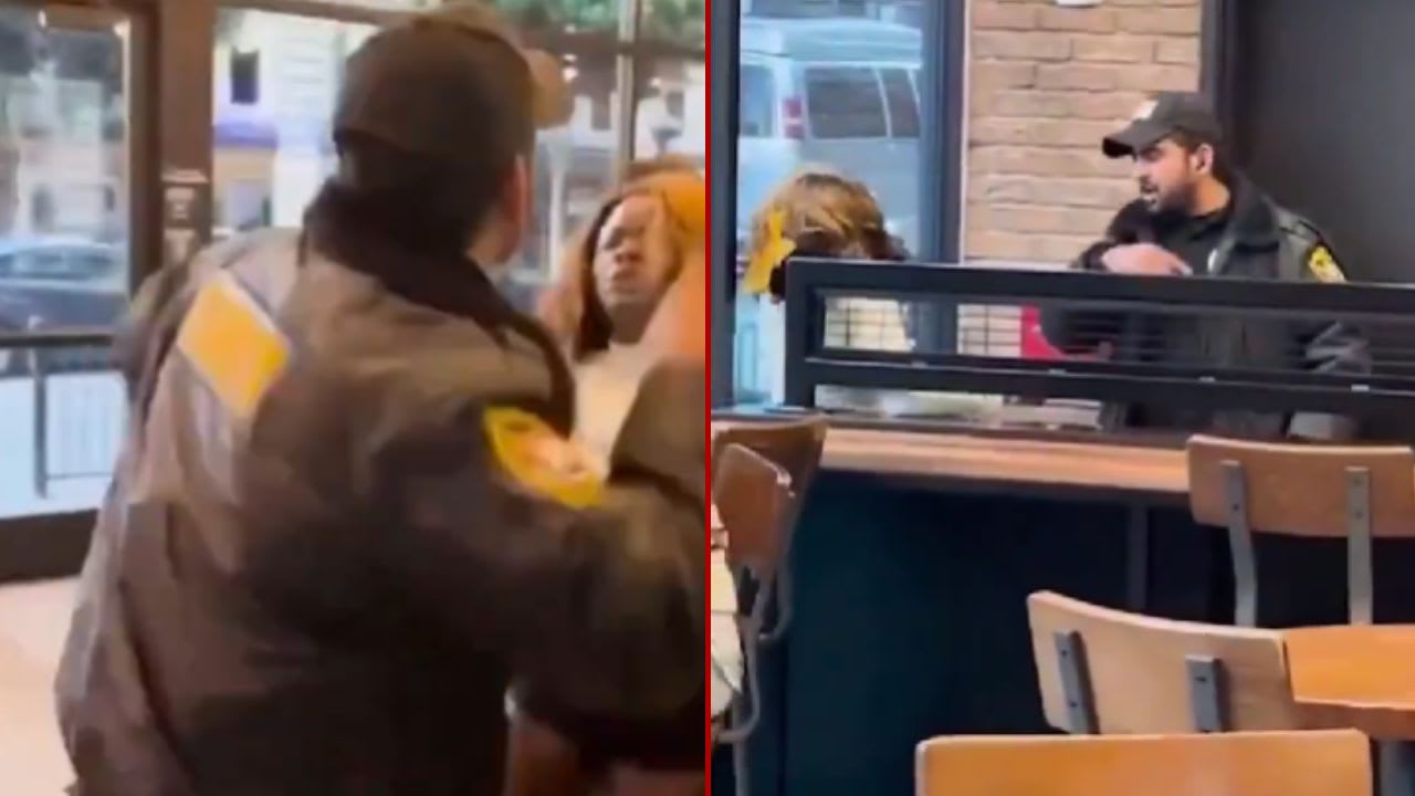 Security Guard Slaps Woman Ordering Food At Kiosk In LA Taco Bell