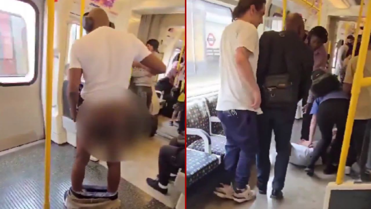 Commuters Restrain Man After Exposing Himself on London Train