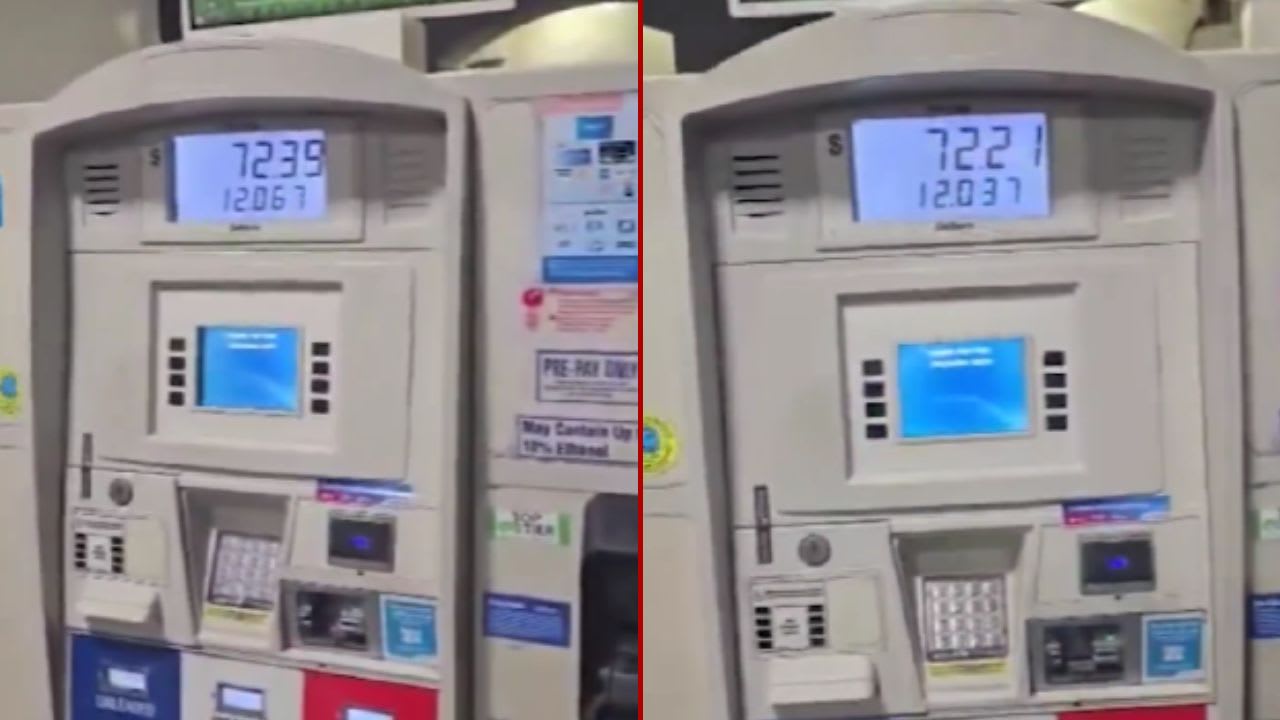 Driver Says Gas Pump Kept Charging After Nozzle Shut Off at an Arco station in Northridge