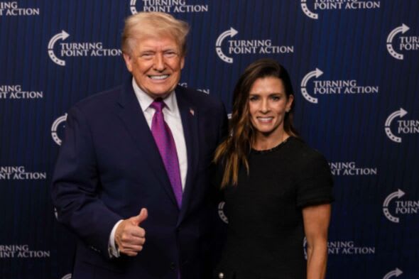 Donald Trump Praises Danica Patrick During TPUSA Appearance