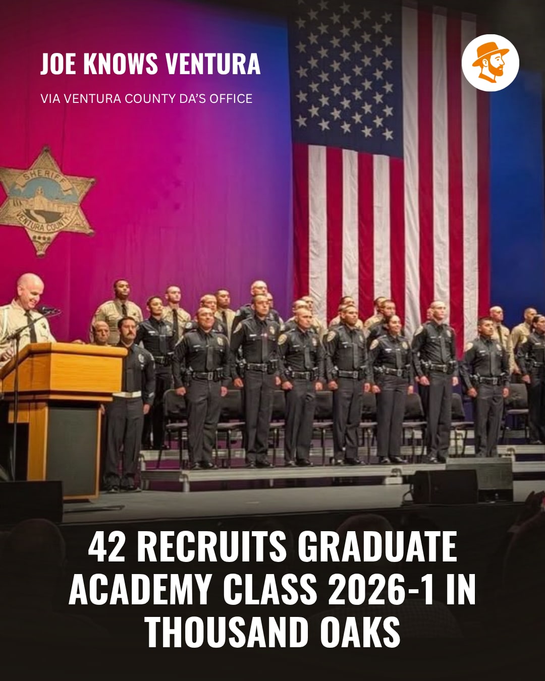 42 law enforcement recruits graduate ventura county academy class 2026 1 in thousand oaks ceremony