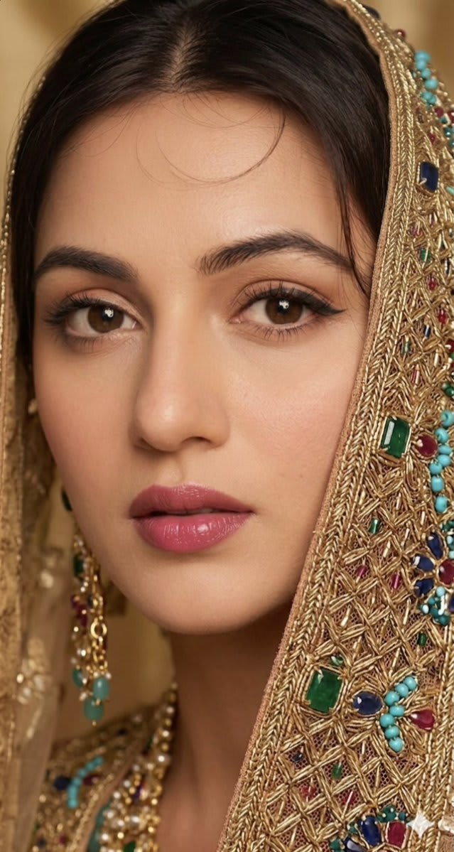 South Asian Bridal Elegance – woman, AI image made with Nano Banana Pro
