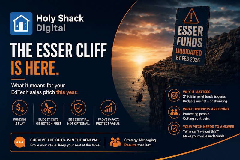 The ESSER Cliff Is Here: What It Means for Your EdTech Sales Pitch This Year