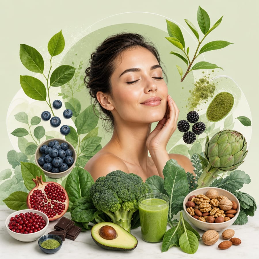 Antioxidantes: Mejores Alimentos para Combatir el Envejecimiento