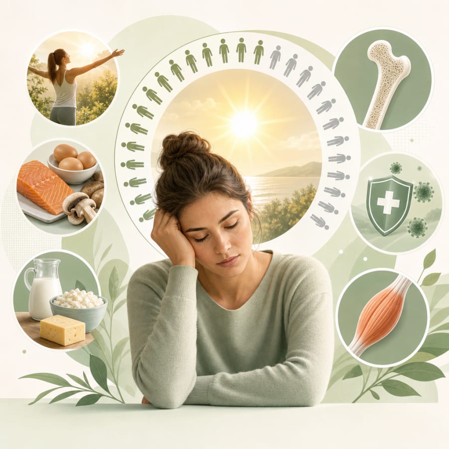 Vitamina D: La Deficiencia que Afecta al 80% de la Población