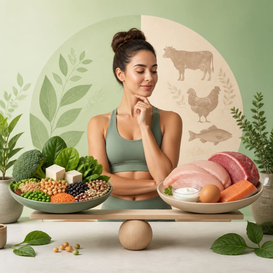 Proteína vegetal vs. animal: ¿Cuál es mejor para tu salud?