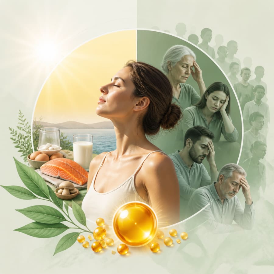 Vitamina D: la deficiencia que afecta al 80% de la población